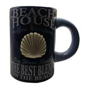 Cracker Barrel Coastal Beach House Extra‎ Large Coffee Mug Vase Decor